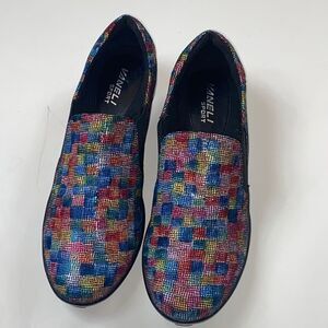 Vaneli Médico Sport Multicolor Mosaic Tare Flat Woman Shoes Size 10